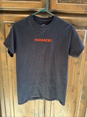 Anti Social Social Club Paranoid Black T-Shirt Tee S $90!